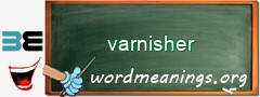 WordMeaning blackboard for varnisher